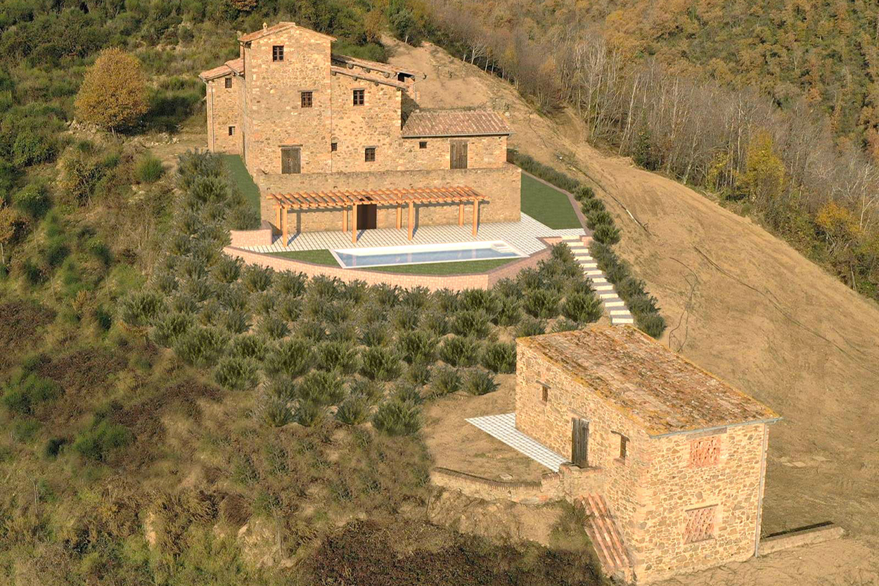 House in Gaiole in Chianti - view 1
